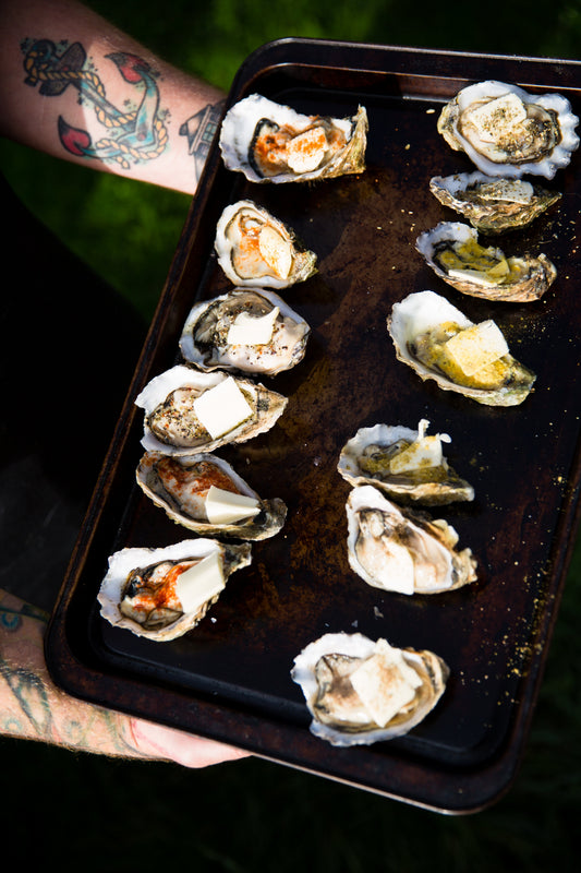 Grilled Oyster Tasting Flight