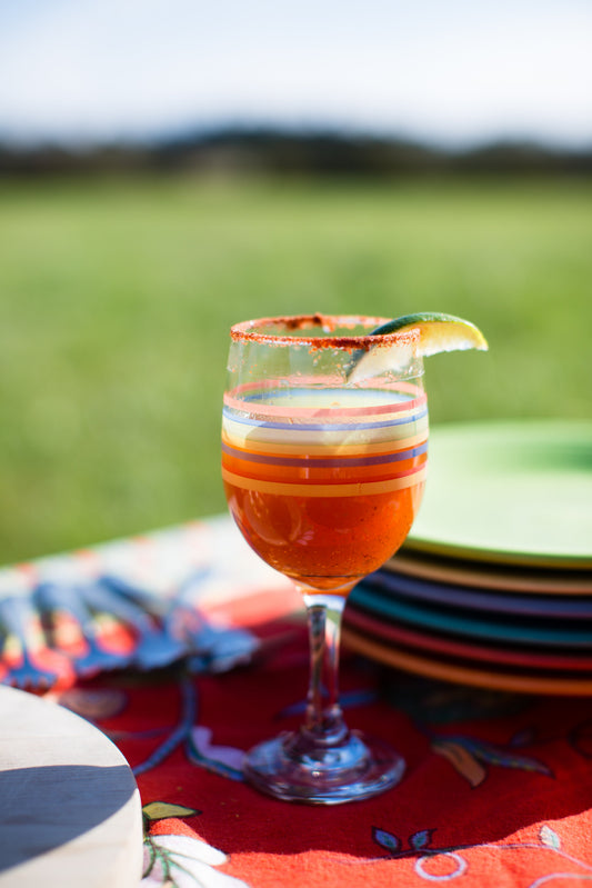 Micheladas with Kimchi Salt Rim