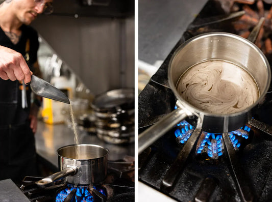 Smoked Sugar Simple Syrup