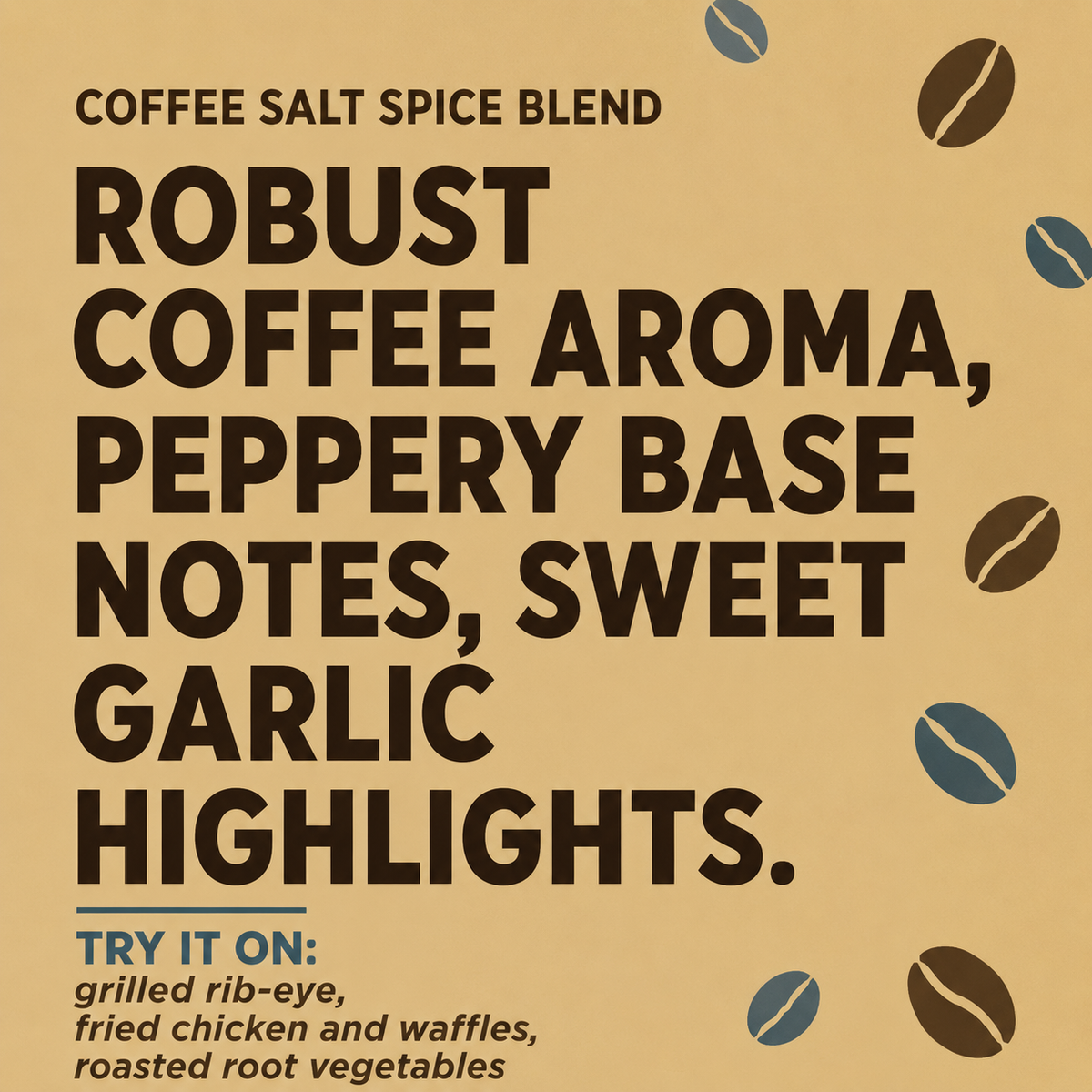 Coffee Salt Spice Blend