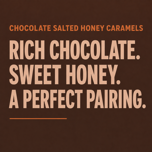 Chocolate Salted Honey Caramels